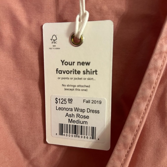 NWT Marine Layer Leonora Wrap Dress in Ash Rose, Size M - Picture 7 of 9
